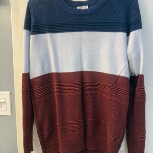 Market & Spruce Colorblock Crewneck Sweater